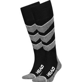 V-Shape Socks Fekete
