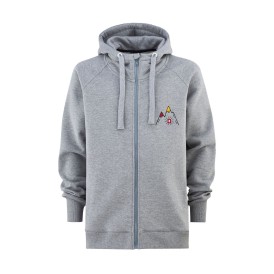Mountain Zipped Hoodie Szürke
