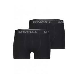 Men boxer plain 2-pack Fekete