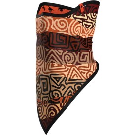 Triangle Face Mask Print Aztec