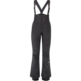 PW High Wasit Bib Pants si és snowboard fekete nadrág