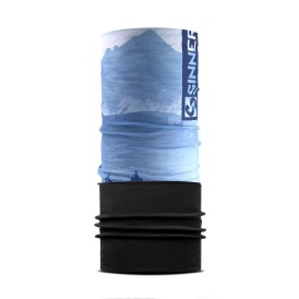 Bandana Fleece Water Mountain Kék