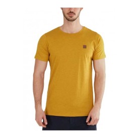 Jaggy Structured T-Shirt Sárga