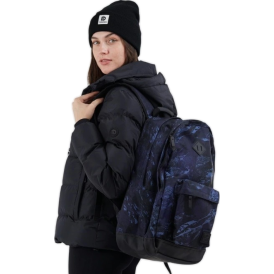 Plain Backpack Fekete/Kék