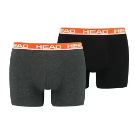 Basic Boxer 2P Szürke/Piros